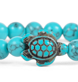 Fahlo Turtle Journey Bracelet - Crystal Blue