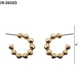 Meghan Browne Style Raven Gold Earrings