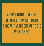 Drinks on Me Bouquet Coaster