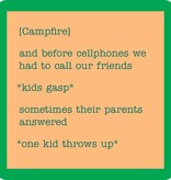 Drinks on Me Campfire Coaster