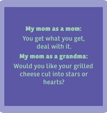 Drinks on Me Grandma Coaster