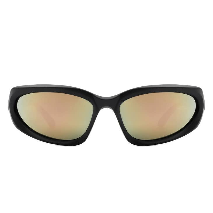 Occhiali da sole sportivi Punk donna uomo 2023 moda Cat Eye