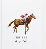 Barrel Down South Bet The Long Shot Derby Horse Racing Greeting Card