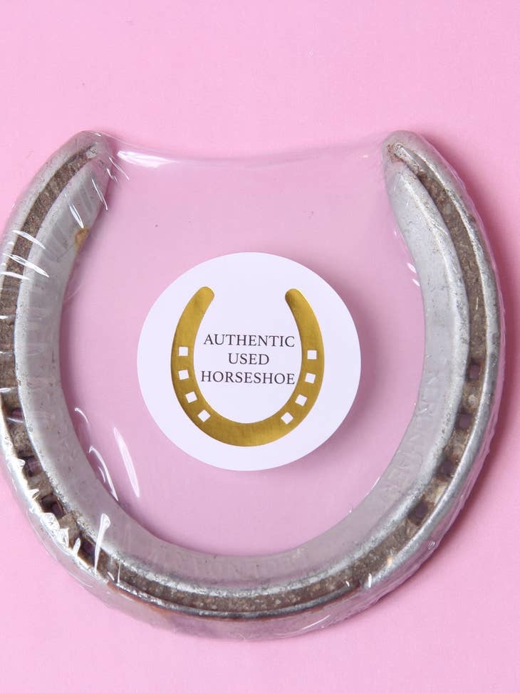 Barrel Down South Authentic Used Horseshoe (Kentucky Derby Party Decor/Napkin Weight)