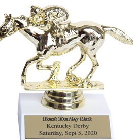 Barrel Down South Best Derby Hat Trophy for Kentucky Derby Parties (undated)
