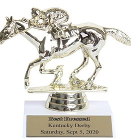 Barrel Down South Kentucky Derby - Best Dressed Trophy for Derby Parties (undated)