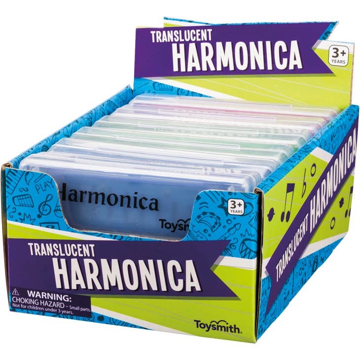 Toysmith Translucent Harmonica