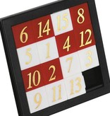 Toysmith Number Slide Puzzle, Math Challenge, Pocket/Travel Size