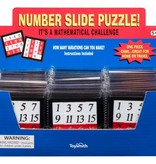 Toysmith Number Slide Puzzle, Math Challenge, Pocket/Travel Size