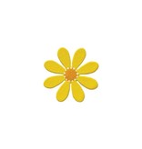 Roeda Studio Daisy Magnet, Yellow, Open Stock