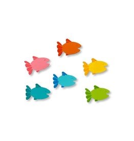 Roeda Studio Fish Magnets S/6 Rainbow