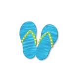 Roeda Studio Flip Flop Magnet, Open Stock, Summer Decor