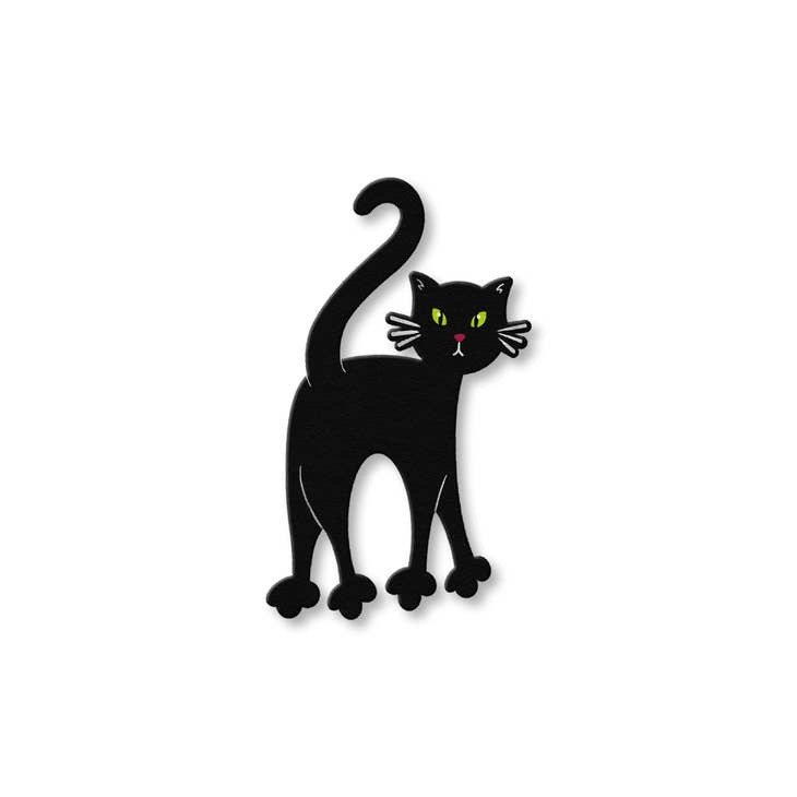 Roeda Studio Halloween Cat Magnet, Open Stock, Halloween Decor