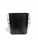Roeda Studio Magnetic Oval Bucket, Black
