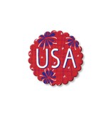 Roeda Studio USA Magnet, Open Stock, Patriotic Decor
