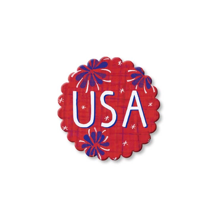 Roeda Studio USA Magnet, Open Stock, Patriotic Decor