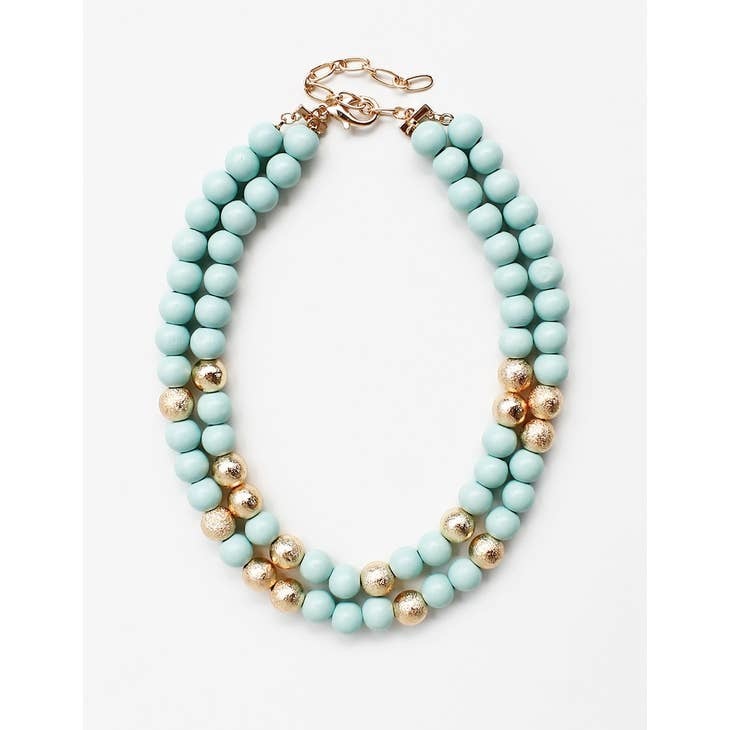 Meghan Browne Style Bubba Mint Necklace