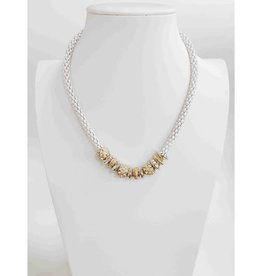 Meghan Browne Style Donna White Necklace