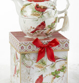 Delton Products Cardinal Porcelain Tea For One