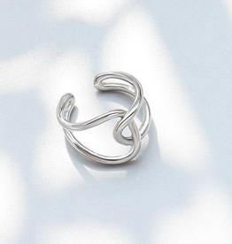 3Souls Company 7" Steel Entwined Ring