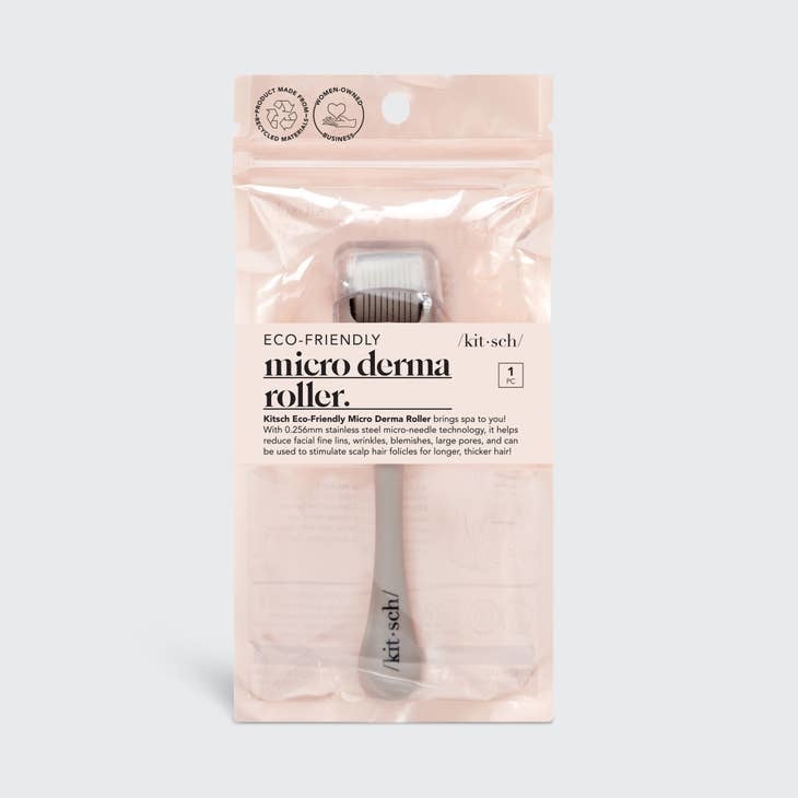 kitsch Micro Derma Facial Roller - Warm Gray
