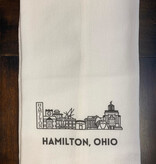 FLEURISH Hamilton Skyline Tea Towel