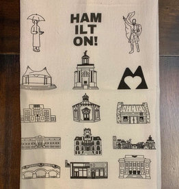 FLEURISH Hamilton Icons Tea Towel
