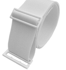 SkinniBelt White Elastic Belt