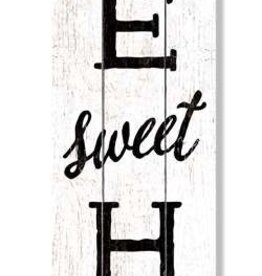My Word Home Sweet Home Pawprints - Porch Board