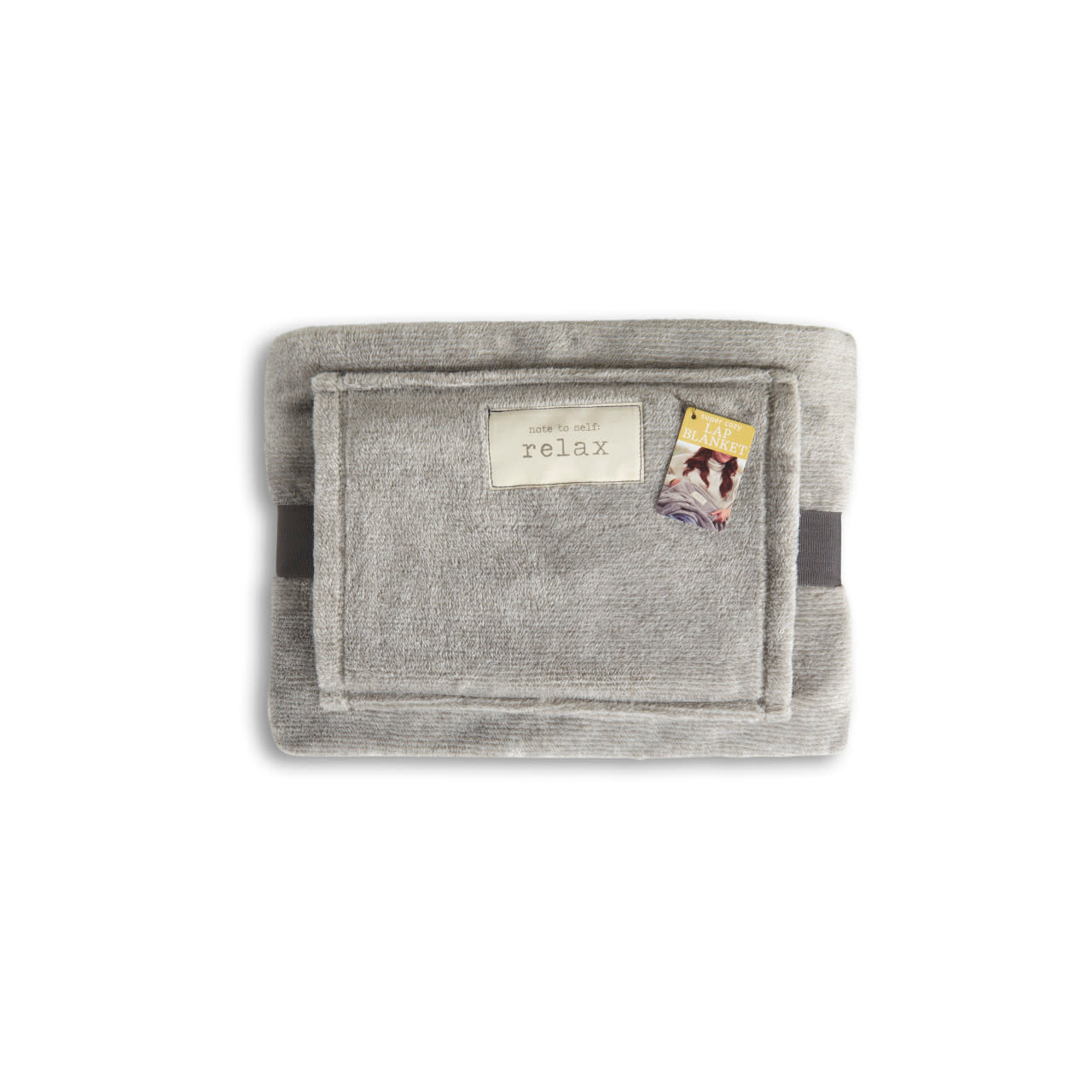 Demdaco Note To Self: Relax Lap Blanket (grey)