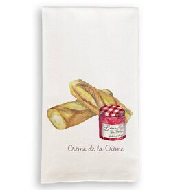 French Graffiti Bread And Jam Dish Towel