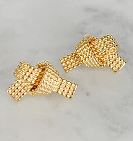 Lou & Co. Textured Knot Stud Earrings