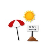 Roeda Studio Beach Umbrella Magnets