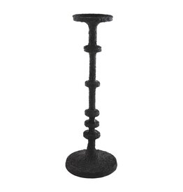 Mudpie SM BLACK METAL CANDLESTICK