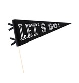 Let's Go! Felt Pennant