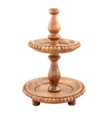 Mudpie Mini Beaded Tiered Server