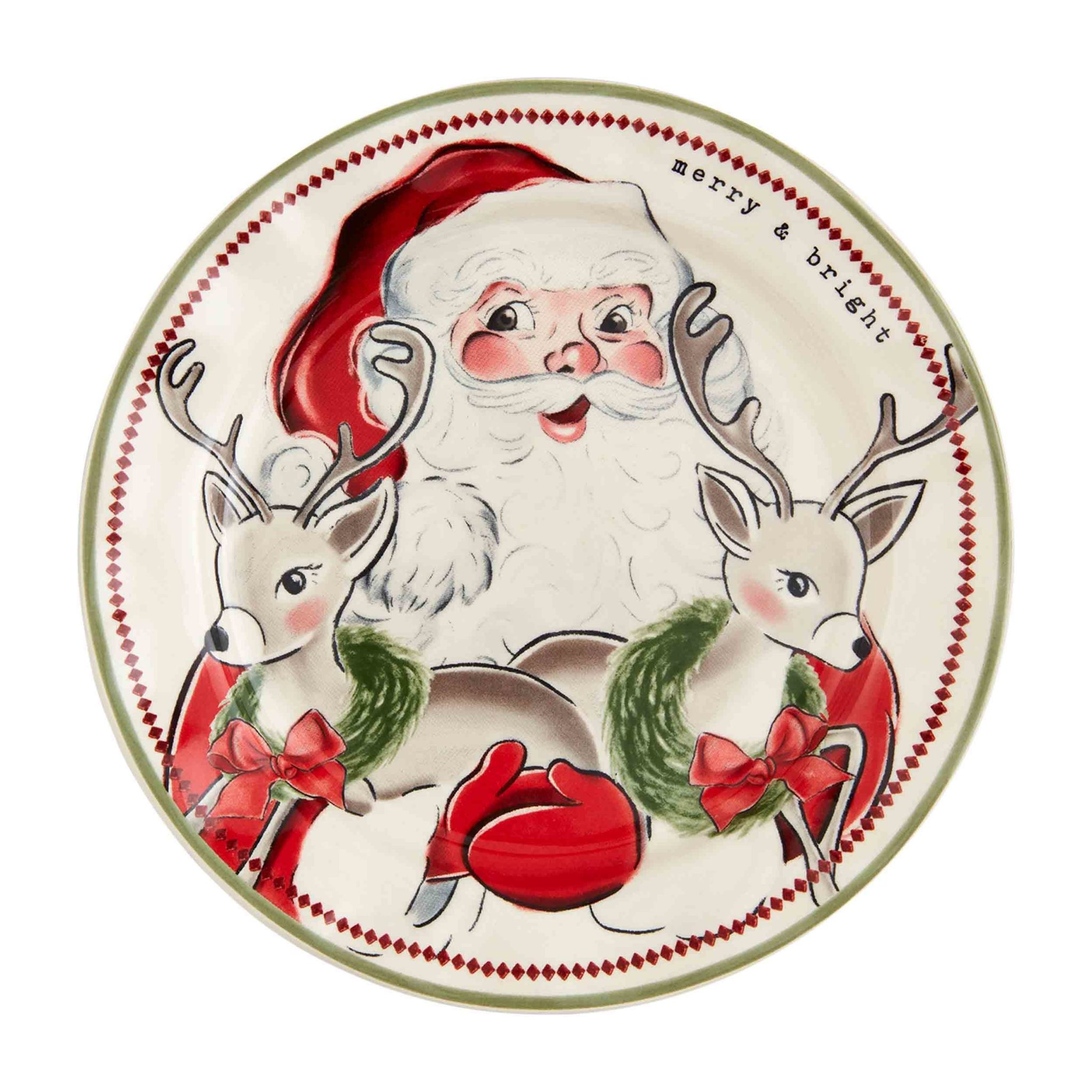 DEER SALAD PLATE FLEURISH Home, Apparel & Gift