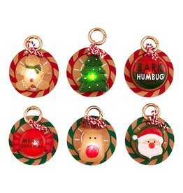 Mudpie Christmas Light-Up Dog Collar Charm (choice of 6 styles)