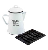 Mudpie Cocoa Pitcher & Spoon Mold Set