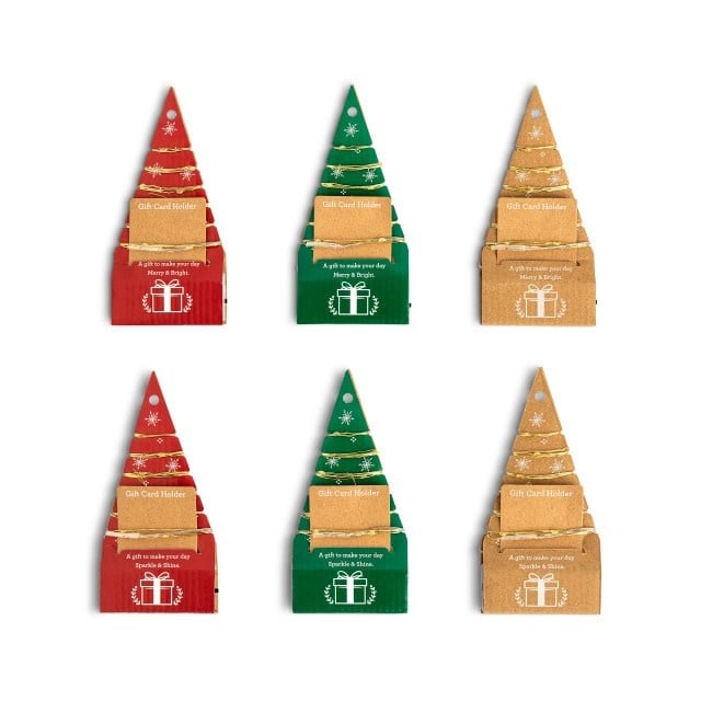 Demdaco Christmas Light String Gift Card Holder