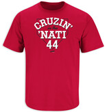 SMACK Talk Unisex Cruzin the Nati Licensed Cincinnati Reds Tee