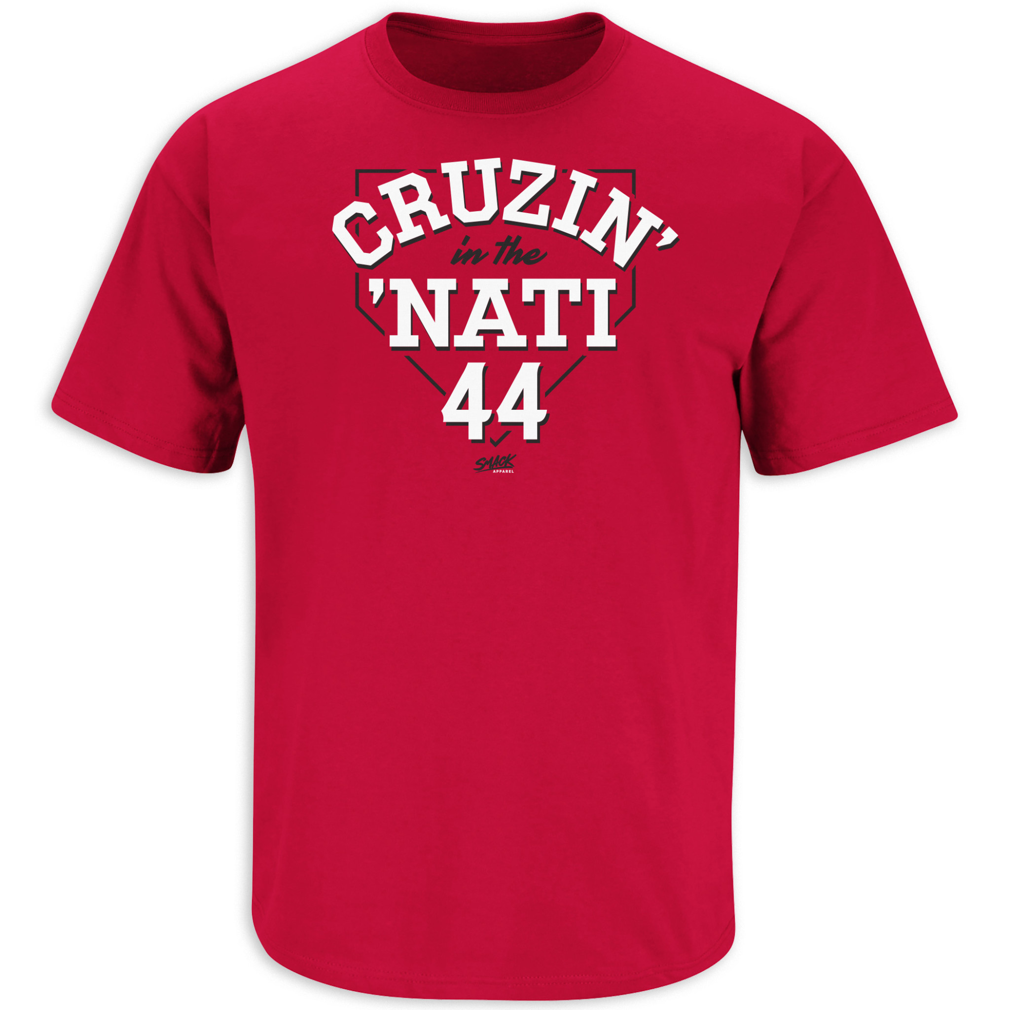 SMACK Talk Unisex Cruzin the Nati Licensed Cincinnati Reds Tee