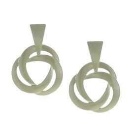 Takobia Gold Modern Swirl Post Earrings