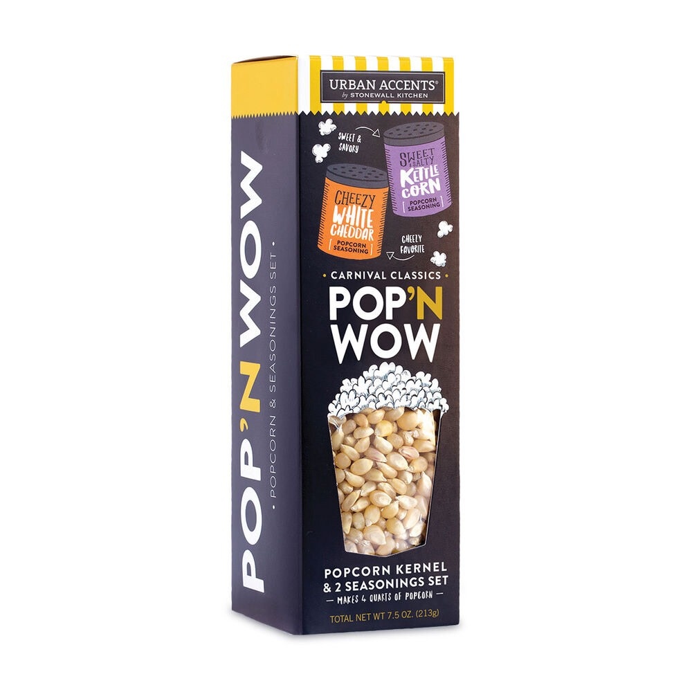 Urban Accents by Stonewall Kitchen Pop'N Wow™ Gift Set - Carnival Classics Popcorn & Seasonings