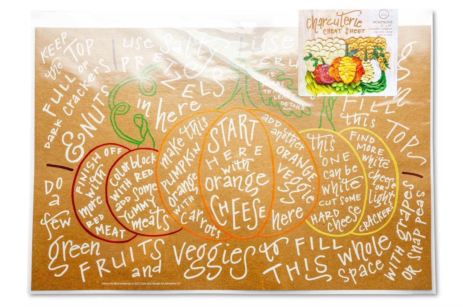 Charcuterie Cheat Sheet - Pumpkins