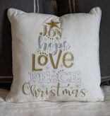 The Royal Standard Glamour Christmas Wishes Pillow
