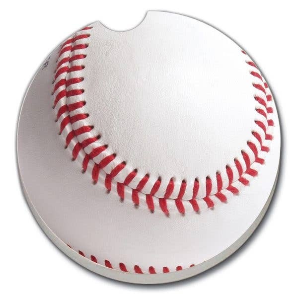 CounterArt and Highland Home Baseball Car Coaster