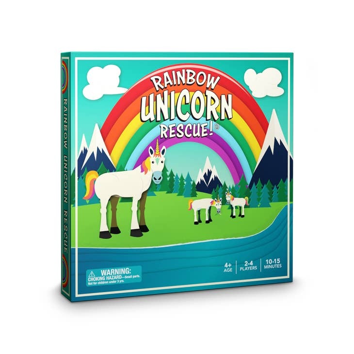 Raincorn Games Rainbow Unicorn Rescue Kids' Board Game
