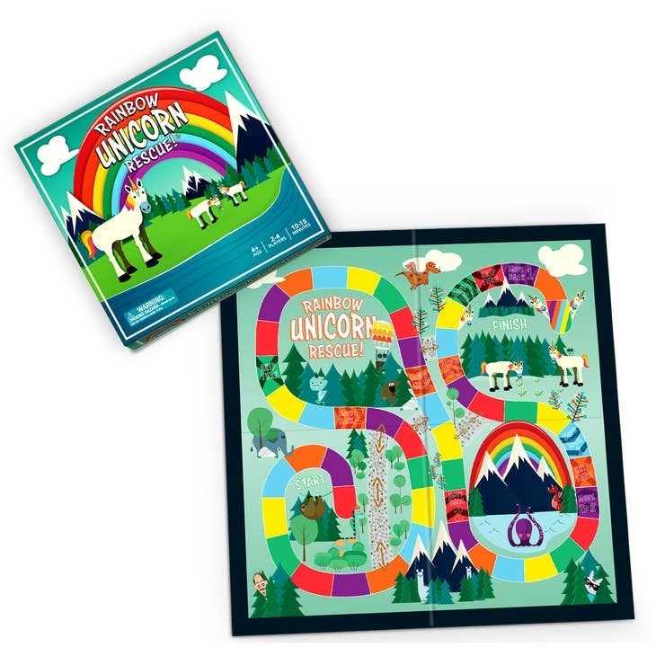 Raincorn Games Rainbow Unicorn Rescue Kids' Board Game
