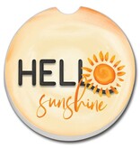 CounterArt and Highland Home Hello Sunshine Car Coaster